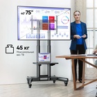 Стойка для телевизора Onkron TS1551 R черный 40"-75" макс.50кг напольный мобильный - фото 51693756 Стойка для телевизора Onkron TS1551 R черный 40"-75" макс.50кг напольный мобильный - фото 51693756