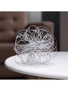 Светодиодная фигура «Облачко» 15 см, 15 LED, батарейки ААx2 (не в комплекте), свечение теплое белое - фото 60045171