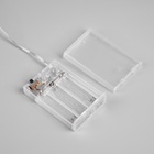 Светодиодная фигура «Ветви серые» 80×55×6 см, 30 LED, батарейки AAх3 (не в комплекте), свечение теплое белое - Фото 4