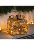 Светодиодная фигура «Подарок» 29×20×20 см, 20 LED, батарейки AAх3 (не в комплекте), свечение теплое белое 10430583