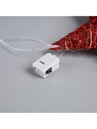 Подвеска световая «Звезда красная», 20×20×5 см, 10 LED, от батареек AG13×3, свечение тёплое белое - Фото 6