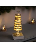 Фигура деревянная «Ёлочка», 30×10×10 см, 35 LED, батарейки AAx2 (не в комплекте), свечение теплое белое - Фото 7