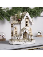 Фигура деревянная «Хижина», 28×21×11 см, 5 LED, батарейки AAx2 (не в комплекте), свечение теплое белое - Фото 5