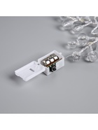 Подвеска световая «Снежинка», 14×14х1 см, 10 LED, от батареек AG13х3, свечение белое - фото 6622162