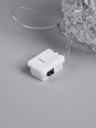 Подвеска световая «Снежок», 10 см, 10 LED, от батареек AG13х3, свечение белое - фото 6622163