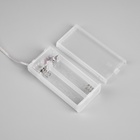 Светодиодная фигура «Снежинка синяя» 39 см, 20 LED, батарейки AAx2 (не в комплекте), свечение теплое белое - фото 809677259