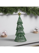 Светодиодная фигура «Ёлочка зелёная» 31х13х13 см, 20 LED, батарейки ААx2 (не в комплекте), свечение теплое белое - фото 809303030