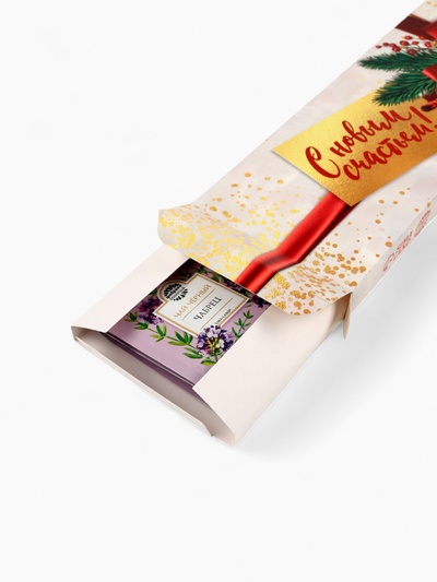 Чай подарочный «С новым счастьем», 12шт