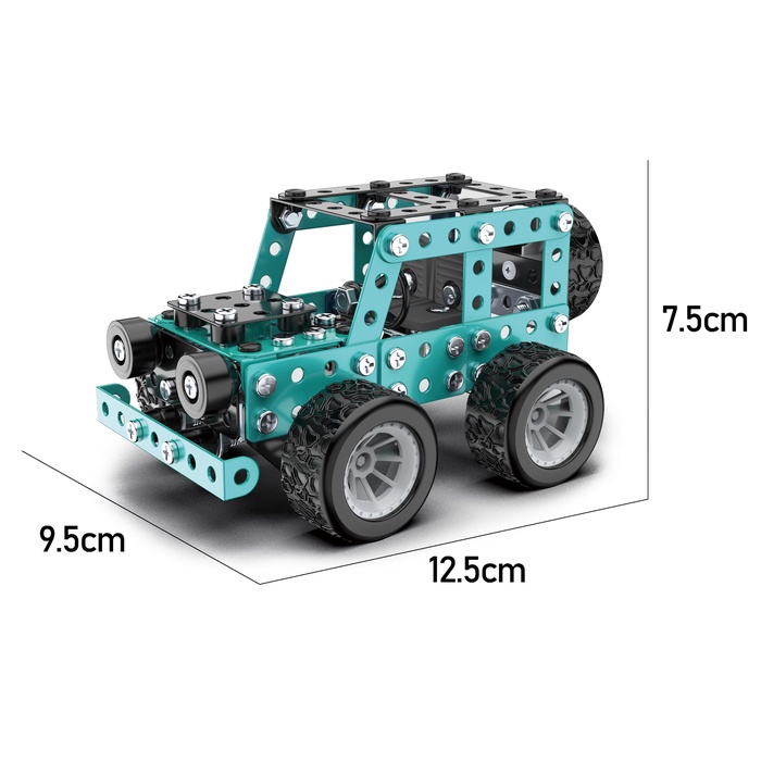 Конструктор металлический "Внедорожник" 190 деталей