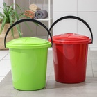 УЦЕНКА Ведро БЕЗ КРЫШКИ и со сливом, 10 л, d=32 см, h=26 см, МИКС - Фото 6