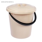 УЦЕНКА Ведро БЕЗ КРЫШКИ и со сливом, 10 л, d=32 см, h=26 см, МИКС - Фото 7