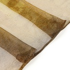 Ткань для рукоделия, трикотаж «Кольчуга», мелкая сетка, золото на черном - Фото 3