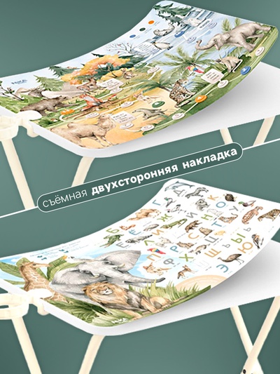Комплект мебели «В мире животных», стол, стул