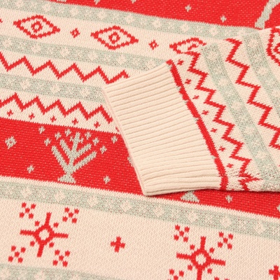 Джемпер вязаный новогодний KAFTAN Scandinavia размер 54, цвет красный