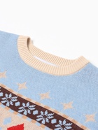 Джемпер детский новогодний вязаный KAFTAN: Scandinavia, голубой, рост 122-128 см - Фото 12