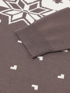 Джемпер детский вязаный новогодний KAFTAN: Scandinavia, серый, рост 98-104 см - Фото 8