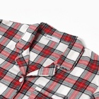 Пижама женская из фланели клетка: рубашка, брюки, KAFTAN, размер 40-42 - Фото 11