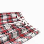 Пижама женская из фланели клетка: рубашка, брюки, KAFTAN, размер 40-42 - Фото 13