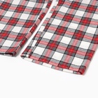 Пижама женская из фланели клетка: рубашка, брюки, KAFTAN, размер 40-42 - Фото 14