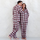Пижама женская из фланели клетка: рубашка, брюки, KAFTAN, размер 40-42 - Фото 4