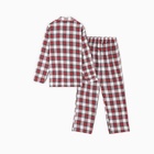 Пижама женская из фланели клетка (рубашка и брюки) KAFTAN, размер 48-50 - Фото 15