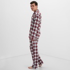 Пижама мужская из фланели (рубашка и брюки) KAFTAN р.52 - Фото 8