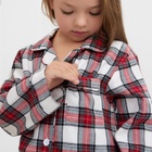 Пижама новогодняя детская: рубашка, брюки, KAFTAN, красно-белая, рост 98-104 см - Фото 7