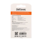 Сетевое зарядное устройство GoPower GP1U, 1 USB, 2.4 А, белое 10815938 - фото 13846503