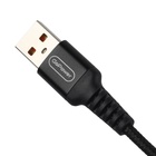 Кабель GoPower GP02L, Lightning - USB, 2.4 А, 1 м, передача данных, нейлон, черный 10815943 - фото 13605326