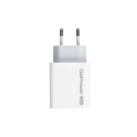 Сетевое зарядное устройство GoPower GPQC08, 1 USB, 1 Type-C, 20 Вт, 3 А, белое 10815949