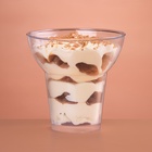 Форма одноразовая для фуршета «Кубок», 350 мл, пластик, прозрачная - Фото 2