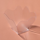 Форма одноразовая для фуршета «Сердечная», 60 мл, пластик, прозрачная - Фото 1