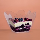 Форма одноразовая для фуршета «Сердечная», 60 мл, пластик, прозрачная - Фото 2