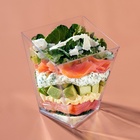 Форма одноразовая для фуршета «Рубин», 130 мл, пластик, прозрачная - Фото 2