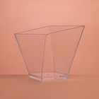 Форма одноразовая для фуршета «Сапфир», 100 мл, пластик, прозрачная - Фото 3