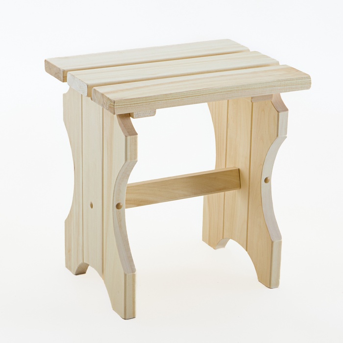 Лавка деревянная для бани и сада, 30×33×43 см, «Добропаровъ»