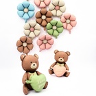 Воздушный шар фольгированный 42" «Медвежонок с сердцем», матовый, под воздух - Фото 8