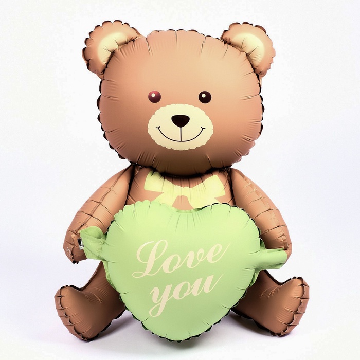 Воздушный шар фольгированный 42" «Медвежонок», под воздух - Фото 1