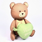 Воздушный шар фольгированный 42" «Медвежонок», под воздух - Фото 2