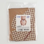 Воздушный шар фольгированный 35" «Мишка с бантом», фигура, матовый - Фото 4