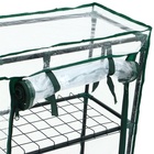 Парник-стеллаж, 4 полки, 105 × 24 × 46 см, металлический каркас d = 12 мм, чехол плёнка 80 мкм, Greengo - Фото 13