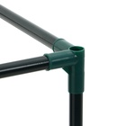 Парник-стеллаж, 4 полки, 105 × 24 × 46 см, металлический каркас d = 12 мм, чехол плёнка 80 мкм, Greengo - Фото 23