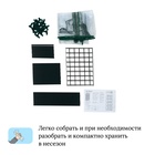 Парник-стеллаж, 4 полки, 105 × 24 × 46 см, металлический каркас d = 12 мм, чехол плёнка 80 мкм, Greengo - Фото 8