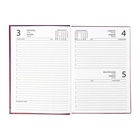 Ежедневник датированный Calligrata, А5, 2025, твёрдая обложка из бумвинила, 168 листов, бордовый - Фото 7