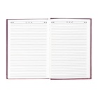 Ежедневник датированный Calligrata, А5, 2025, твёрдая обложка из бумвинила, 168 листов, бордовый - Фото 8