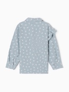 Рубашка детская с воланом KAFTAN р.38 (146-152 см), синий 10656622 - фото 13097531