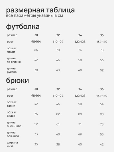Пижама для девочки (футболка, брюки) KAFTAN «Вишенки», белая, размер 30 (98-104 см)
