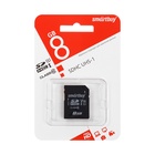 Карта памяти Smartbuy microSD, 8 Гб, SDHC, класс 10 чт до 25 Мб/с, зап до 18 Мб/с - фото 322199264