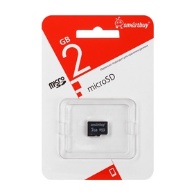 Карта памяти Smartbuy microSD, 2 Гб, SDHC 10797682