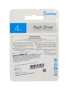 Флешка SmartBuy 032GB CLUE, 4 Гб, USB 2.0, чт до 15 Мб/с, зап до 8 Мб/с, красная - фото 809303043